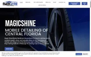 Magic Shine Mobile Detail website