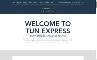 Tun Express, LLC of Poinciana website