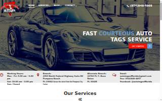 Auto Tags of Florida Services website