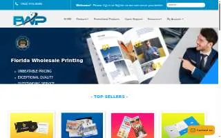 Florida Wholesale Printing of Pompano Beach website