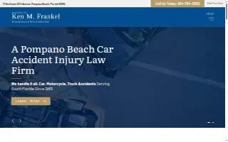 Frankel Injury Law website