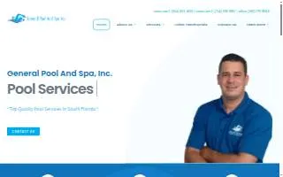 General Pool and Spa, INC website