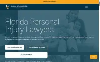 Gonzalez & Cartwright, P.A. of Pompano Beach website