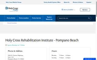 Holy Cross Rehabilitation Institute - Pompano Beach