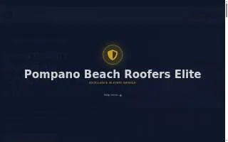 Pompano Beach Roofers Elite website