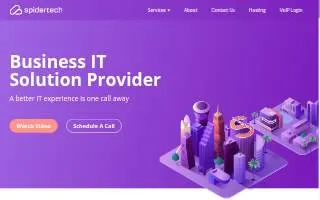 Spider Tech Support website