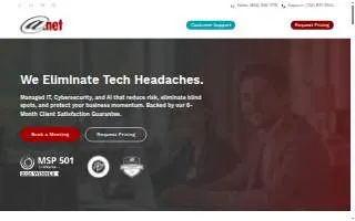 AT-NET Services - Managed IT Services Company Jacksonville website