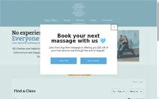 Blue Cypress Yoga website