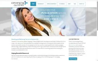Converging Currents website