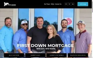 First Down Mortgage of Ponte Vedra website