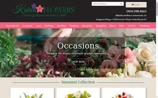 Kuhn Flowers of Ponte Vedra website