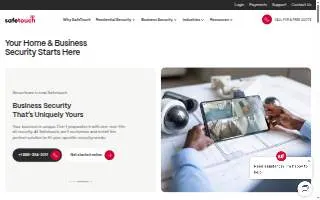 SafeTouch Security of Ponte Vedra website