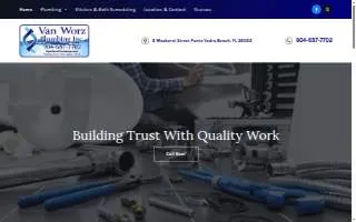 Van Worz Plumbing Inc. website