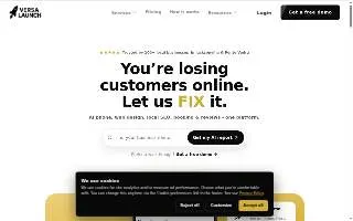Versa Launch website