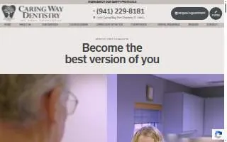 Caring Way Dentistry website