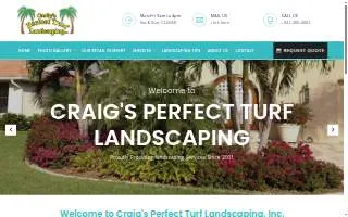 Craig's Perfect Turf Landscaping Inc website