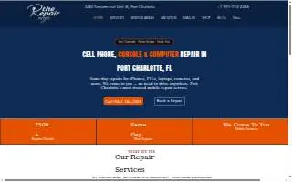 Florida Repair Ninja-Mobile Repair Service website