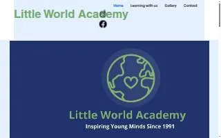 Little World Academy website