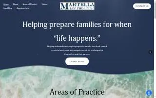 Martella Law Firm website