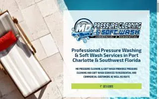MD Pressure Cleaning website