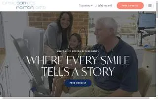 Norton Orthodontics website