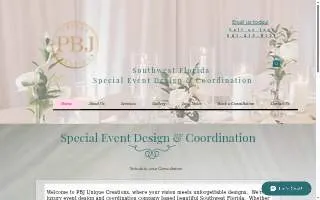 PBJ Unique Creations, LLC. of Port Charlotte website