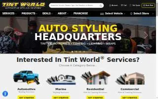 Tint World of Port Charlotte website