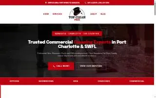 Top Clean Pros- Commercial Office Cleaning website