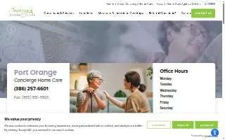 Concierge Home Care of Port Orange website