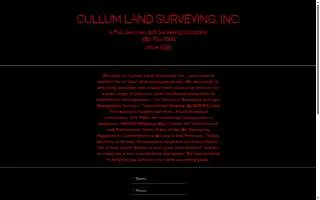 Cullum Land Surveying, Inc. of Port Orange website