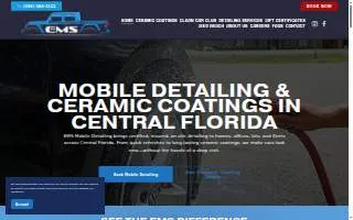 EMS Mobile Detailing website