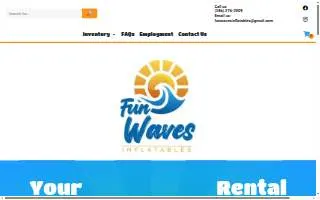 Fun Waves Inflatables LLC website