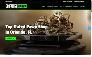 Godfather Pawn Jewelry & Gun website