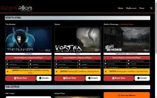 Escape Room PSL of Port St. Lucie website