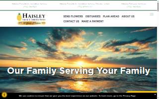 Haisley Funeral & Cremation Service Tribute Center