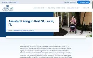 Harbor Place at Port St. Lucie website