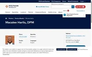 Harlis Family Foot and Ankle- Dr. Macalee Harlis Jr & Dr. TaNika Harlis website