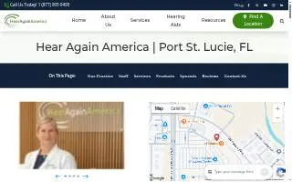 Hear Again America of Port St. Lucie website
