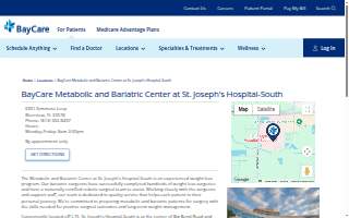 BayCare Metabolic and Bariatric Center at St. Joseph's Hospital-South