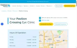 Clarkson Eyecare of Riverview website