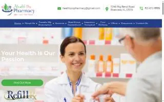 Health Pro Pharmacy website