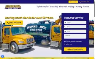 Bradford Septic Tank Co. of Riviera Beach website