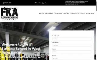 Florida Kickboxing Academy website