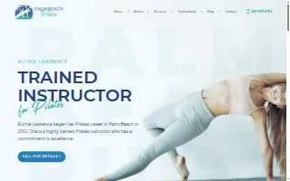 Palm Beach Pilates of Riviera Beach website