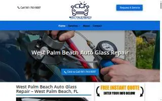 West Palm Beach Auto Glass Repair website