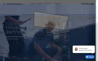 CDS Plumbing, Inc. website