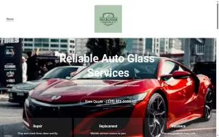 Rockledge Windshields website
