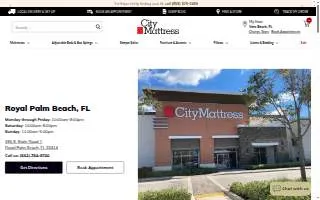 City Mattress of Royal Palm Beach website