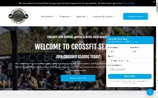 CrossFit Sea Dog South website