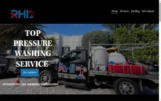 RHI Pressure Washing of Royal Palm Beach website